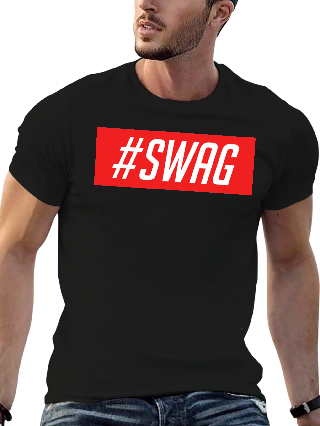 #SWAG Graphic Tee - Bold Streetwear Style