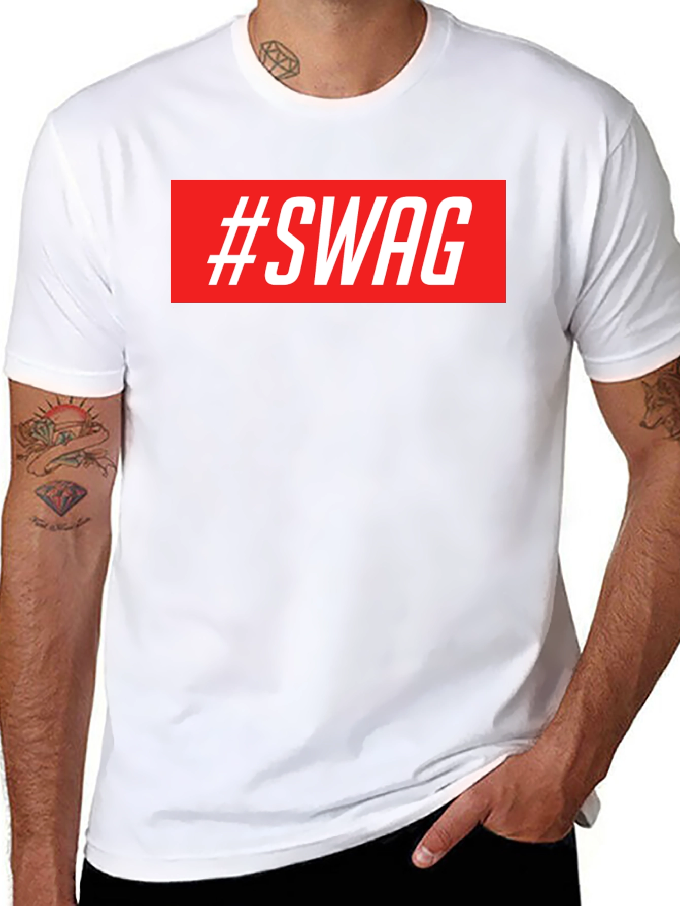 #SWAG Graphic Tee - Bold Streetwear Style
