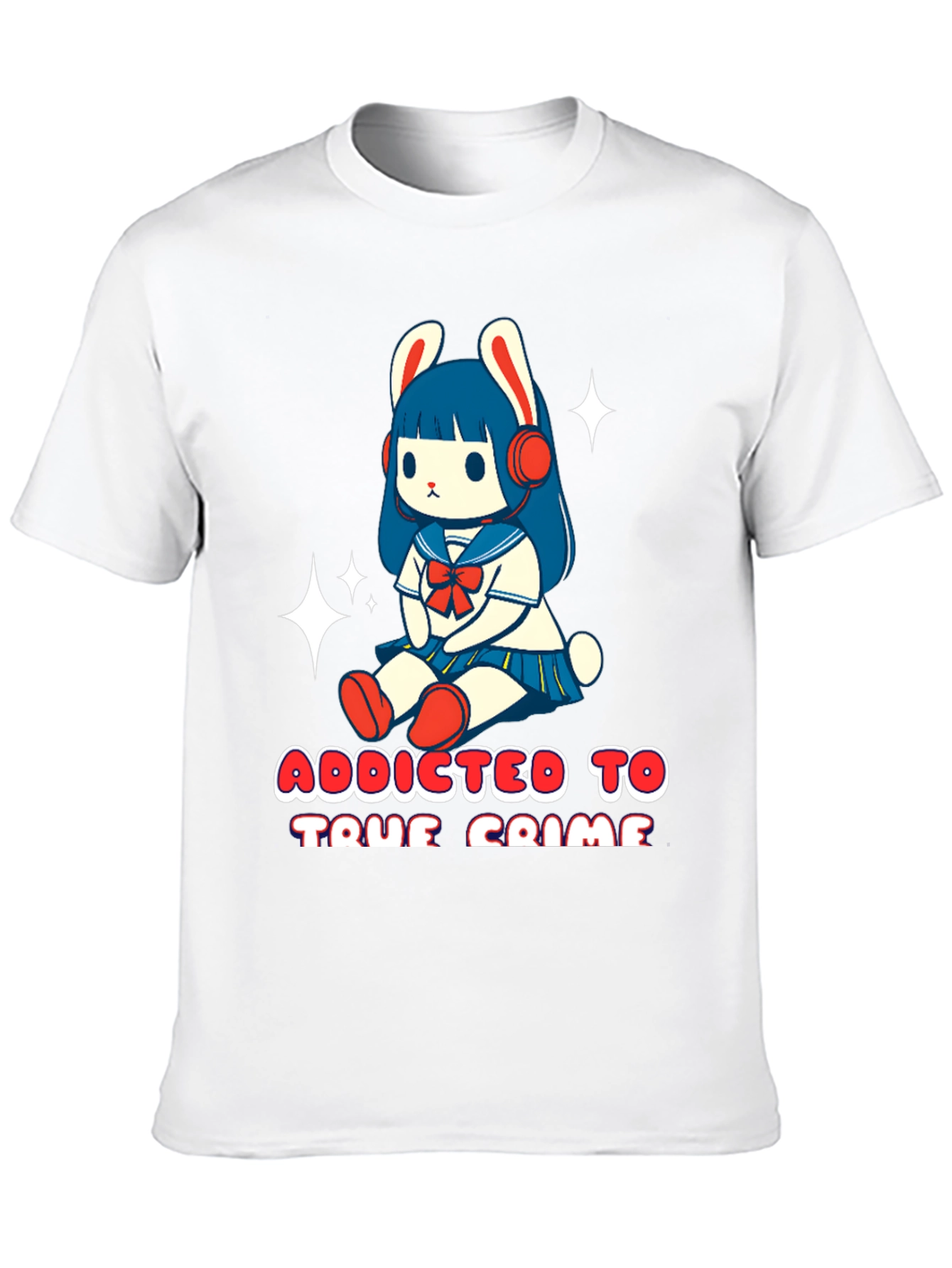 Addicted to True Crime Anime T-Shirt