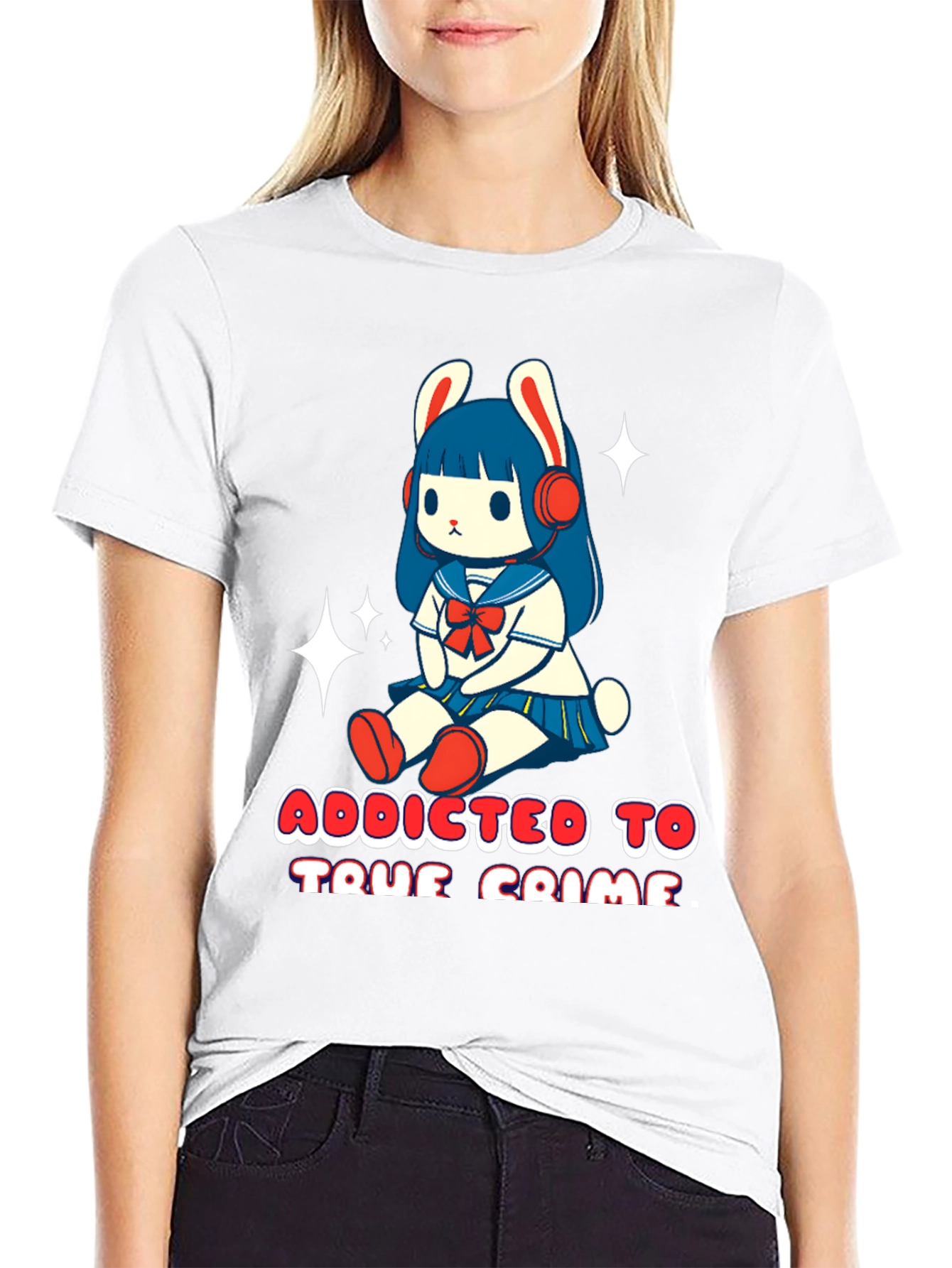 Addicted to True Crime Anime T-Shirt