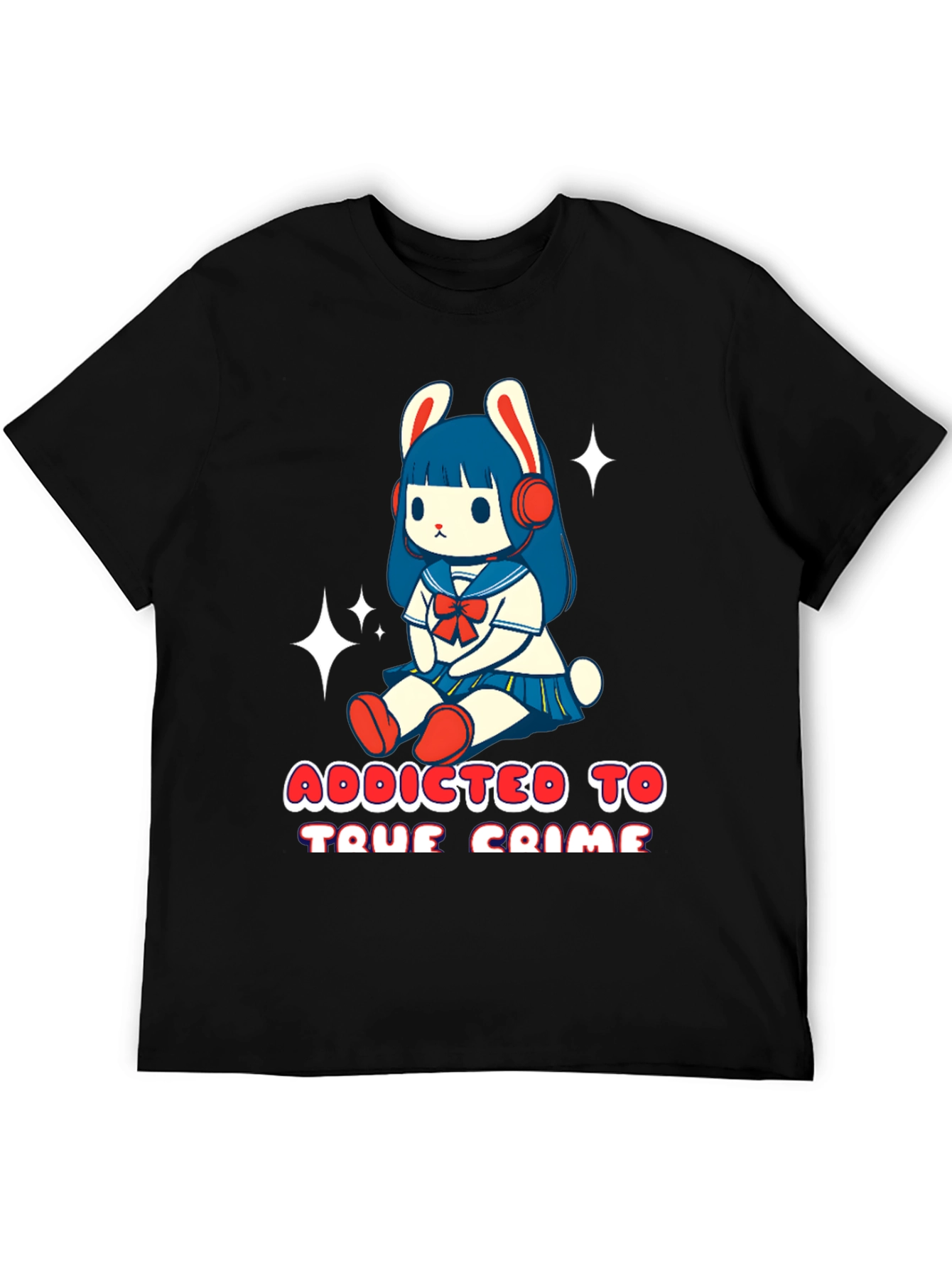 Addicted to True Crime Anime T-Shirt