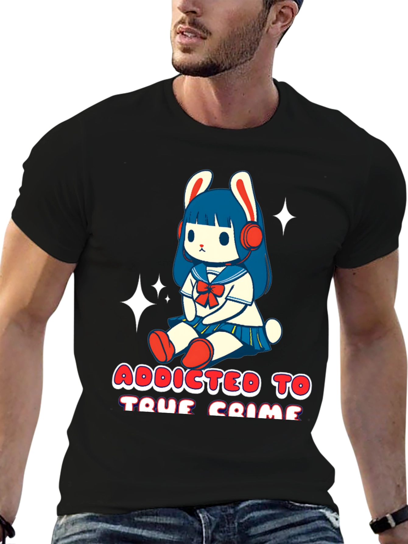 Addicted to True Crime Anime T-Shirt