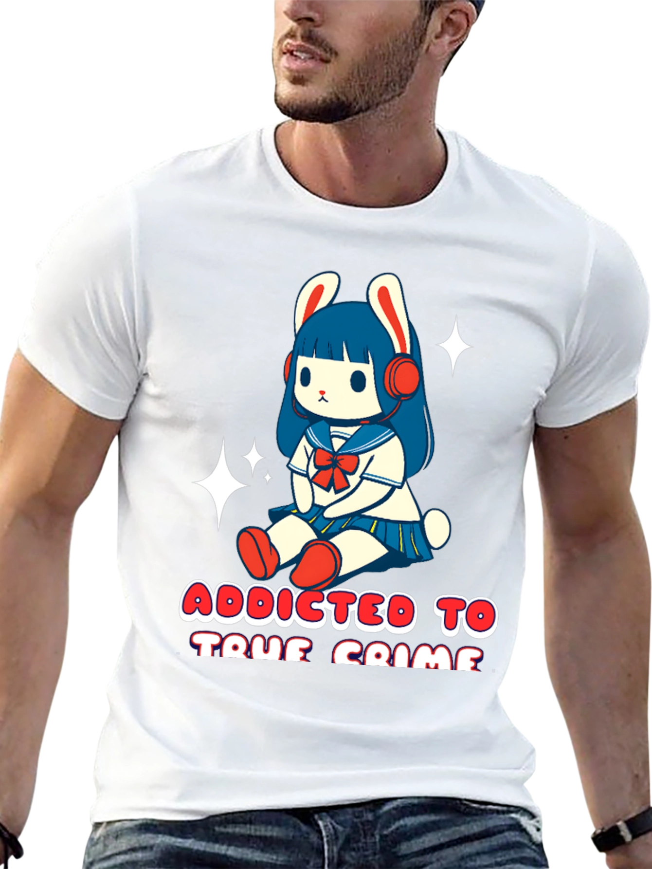 Addicted to True Crime Anime T-Shirt