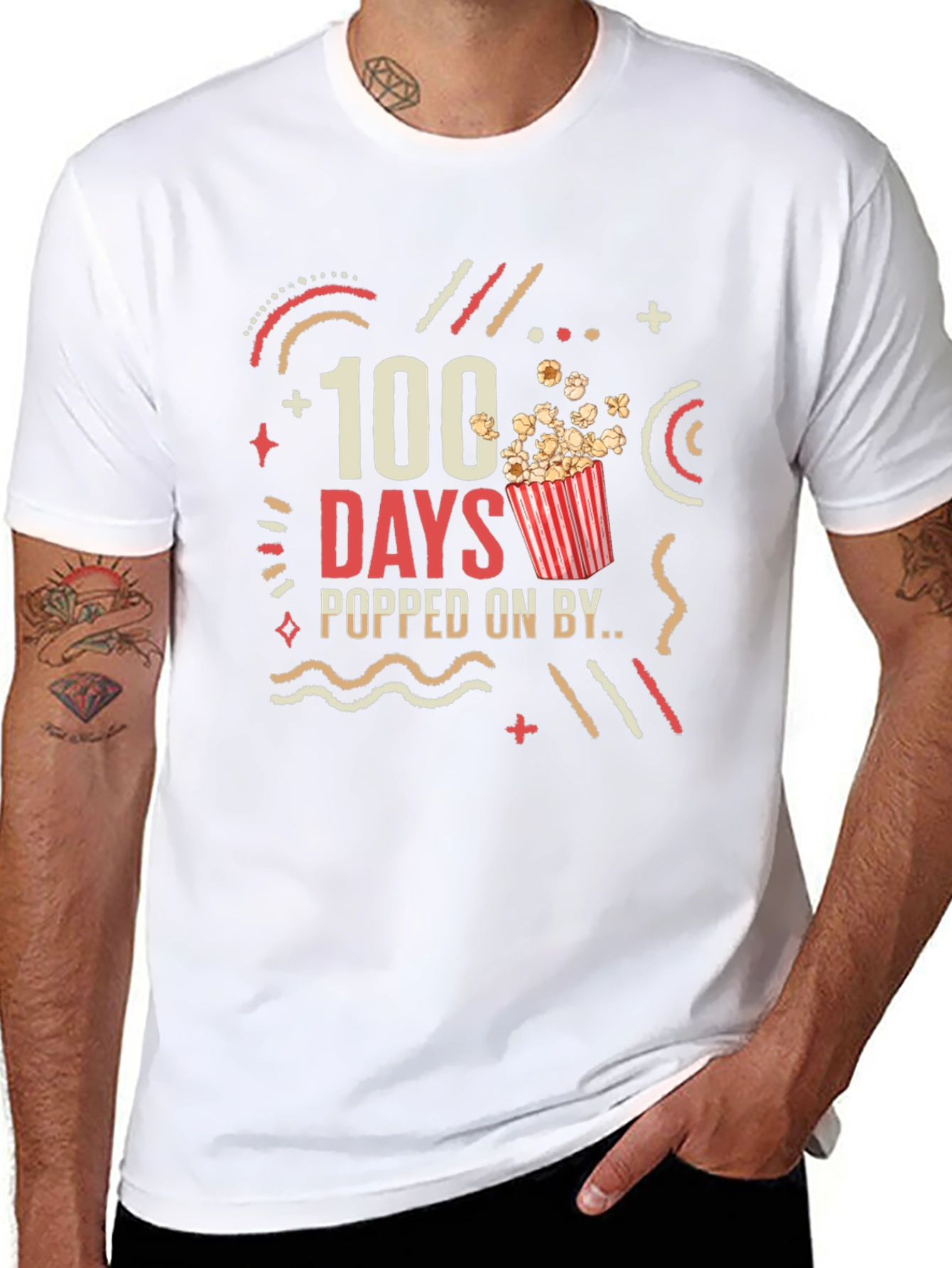 100 Days Popped On By T-Shirt