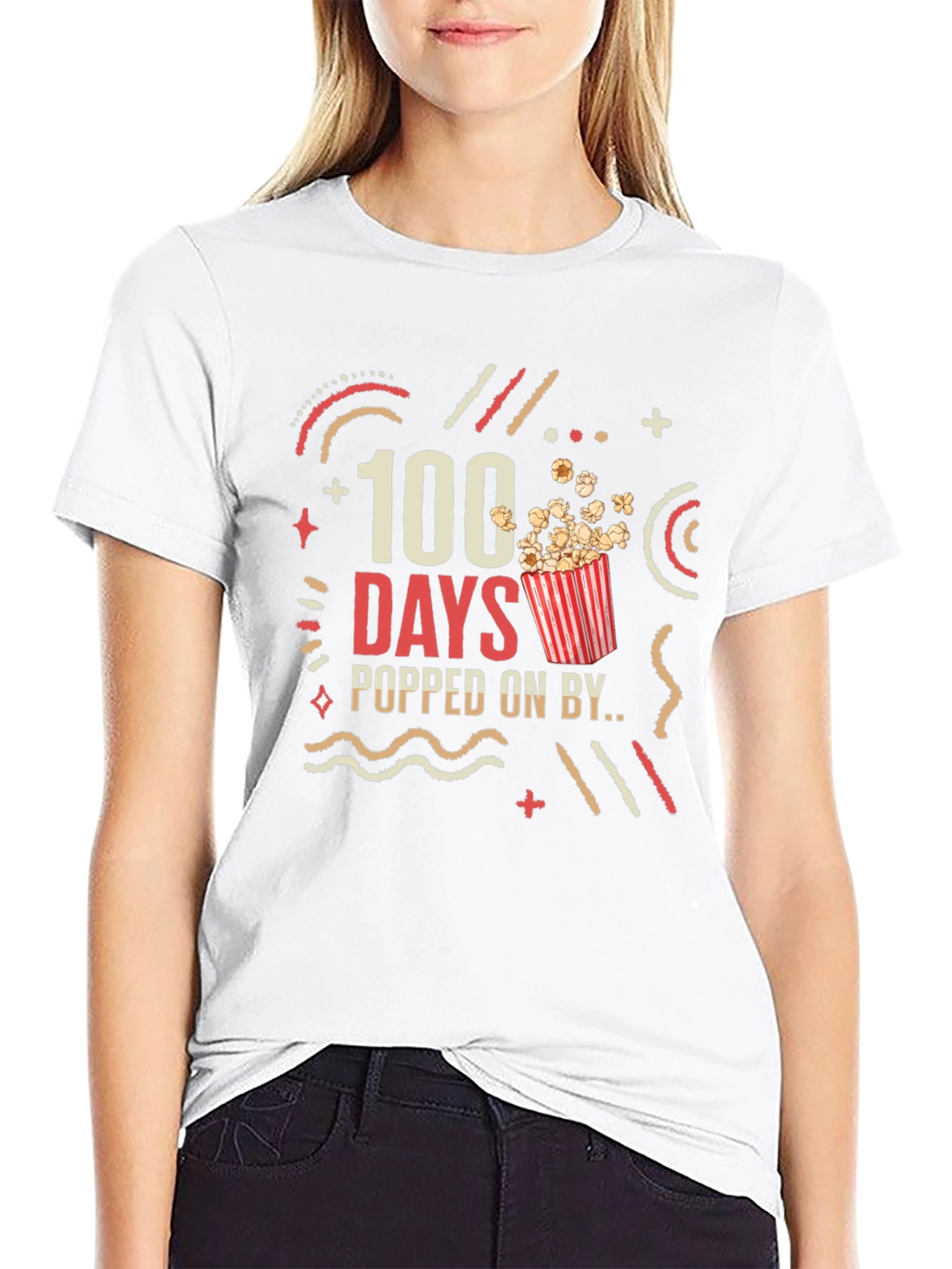 100 Days Popped On By T-Shirt