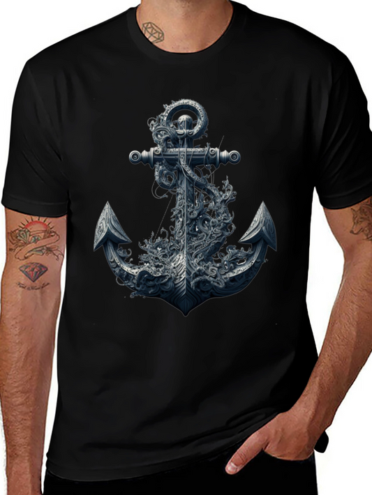 Anchor Kraken Graphic Tee - Black