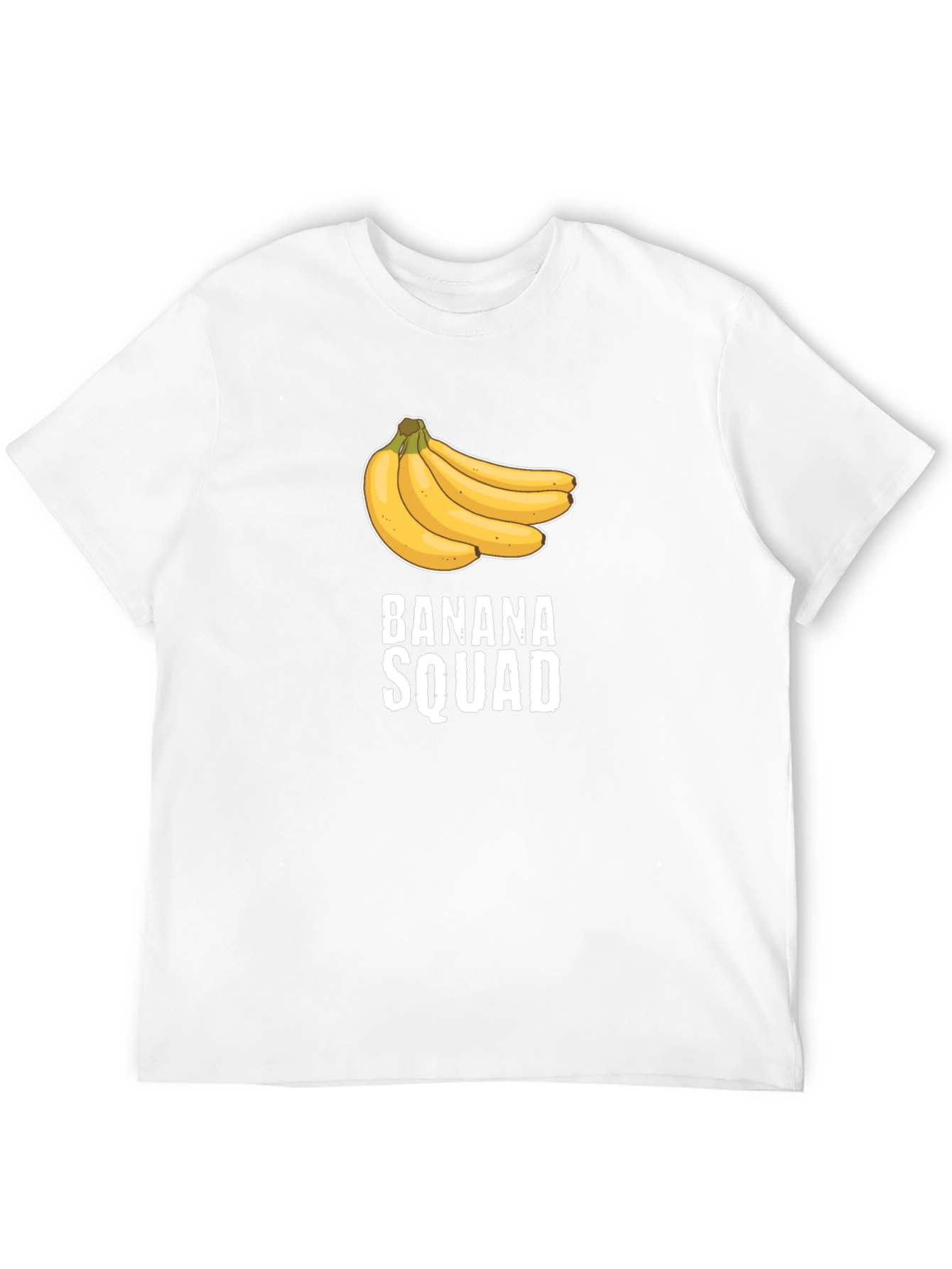 Banana Squad Graphic T-Shirt - Black Crew Neck Tee