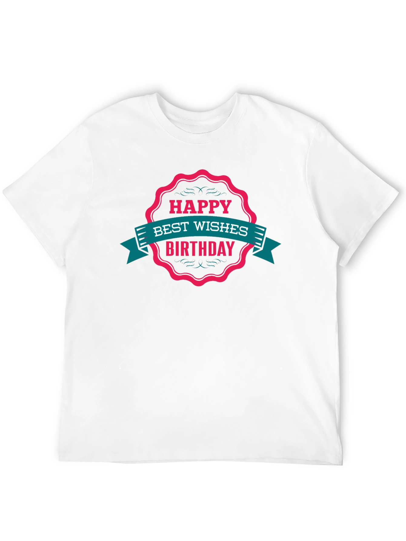 Happy Birthday Graphic Tee - Mens Short Sleeve