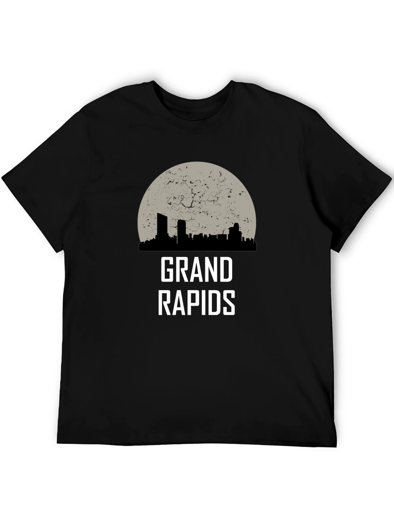 Grand Rapids Skyline Graphic Tee - Black