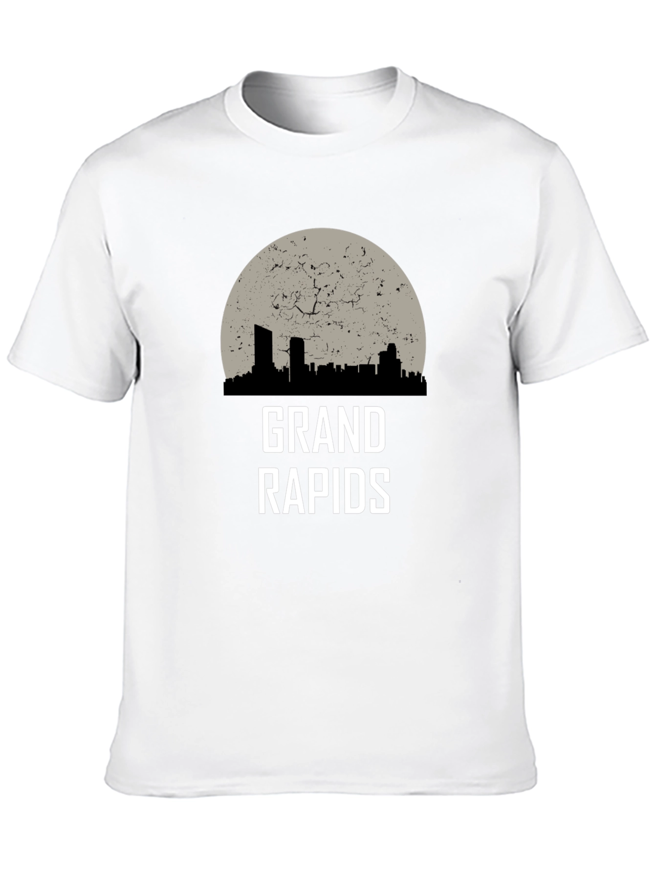 Grand Rapids Skyline Graphic Tee - Black
