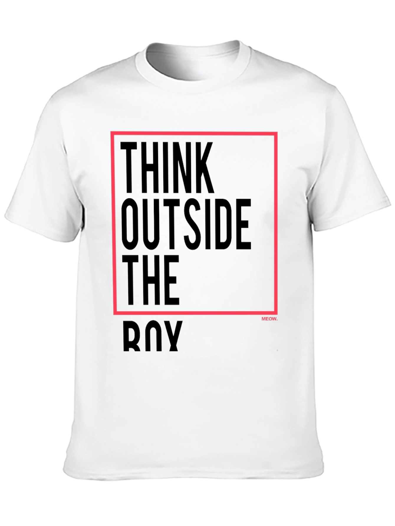Think Outside the Box Black Graphic Tee