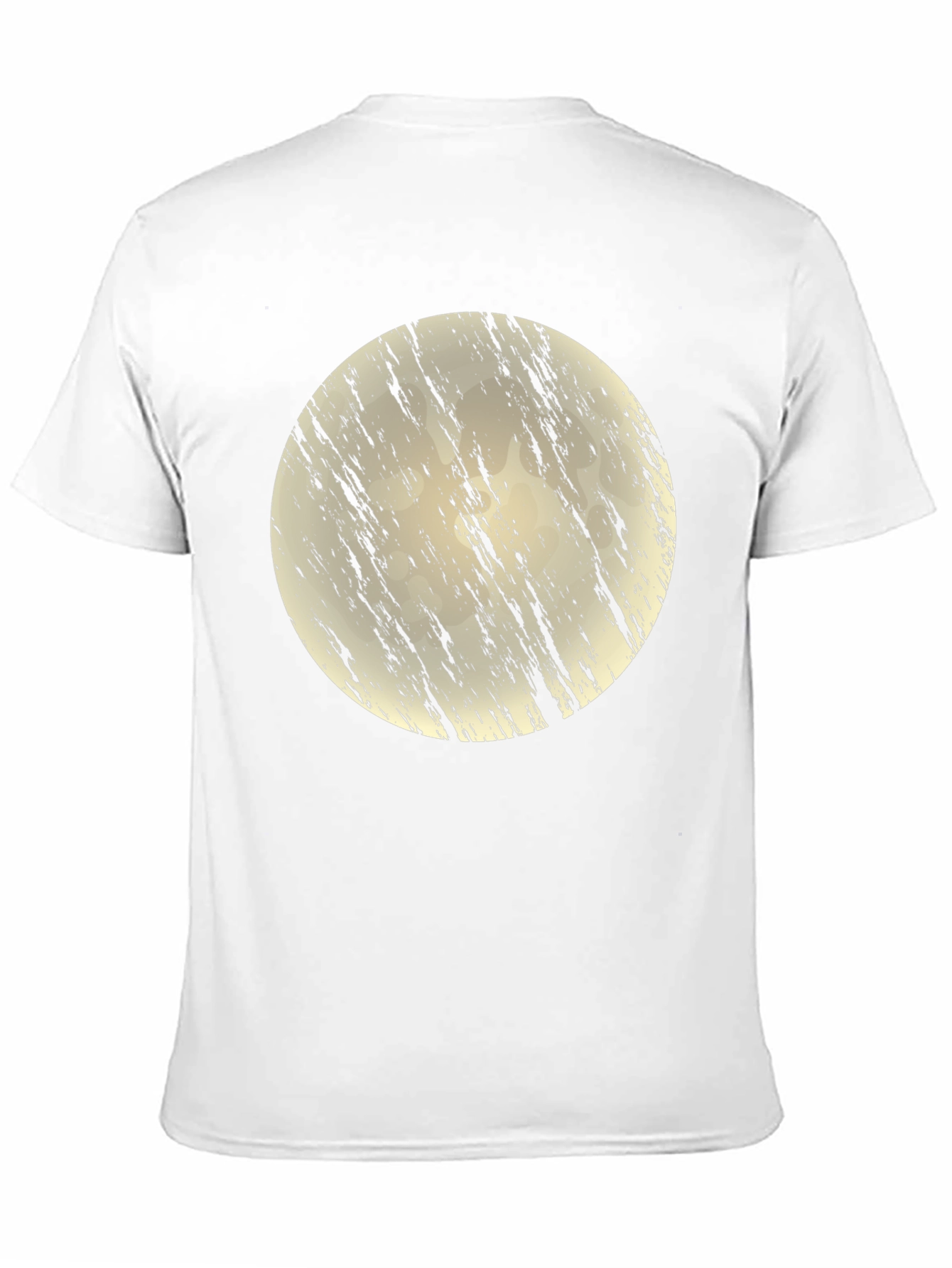 Grunge Moon Black T-Shirt