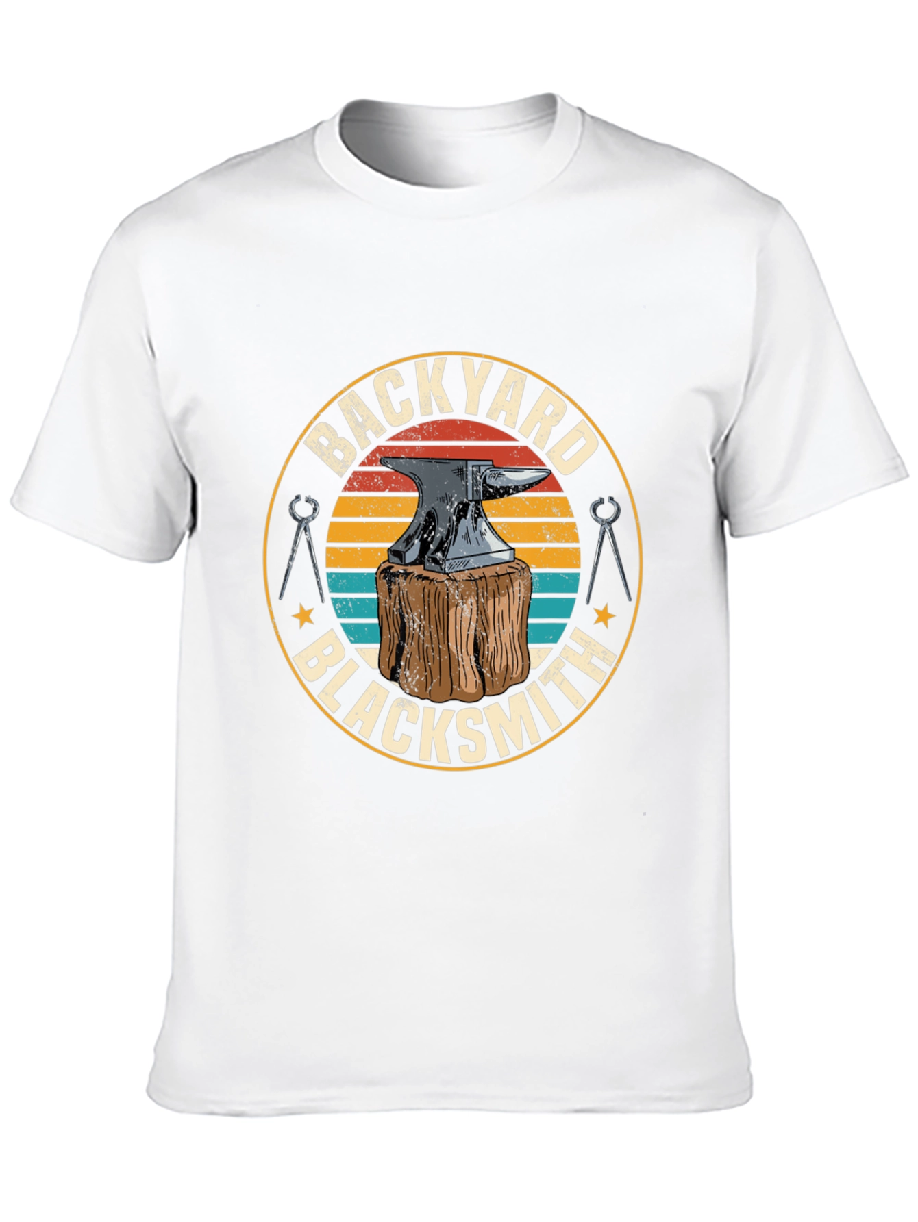 Backyard Blacksmith T-Shirt - Anvil Design