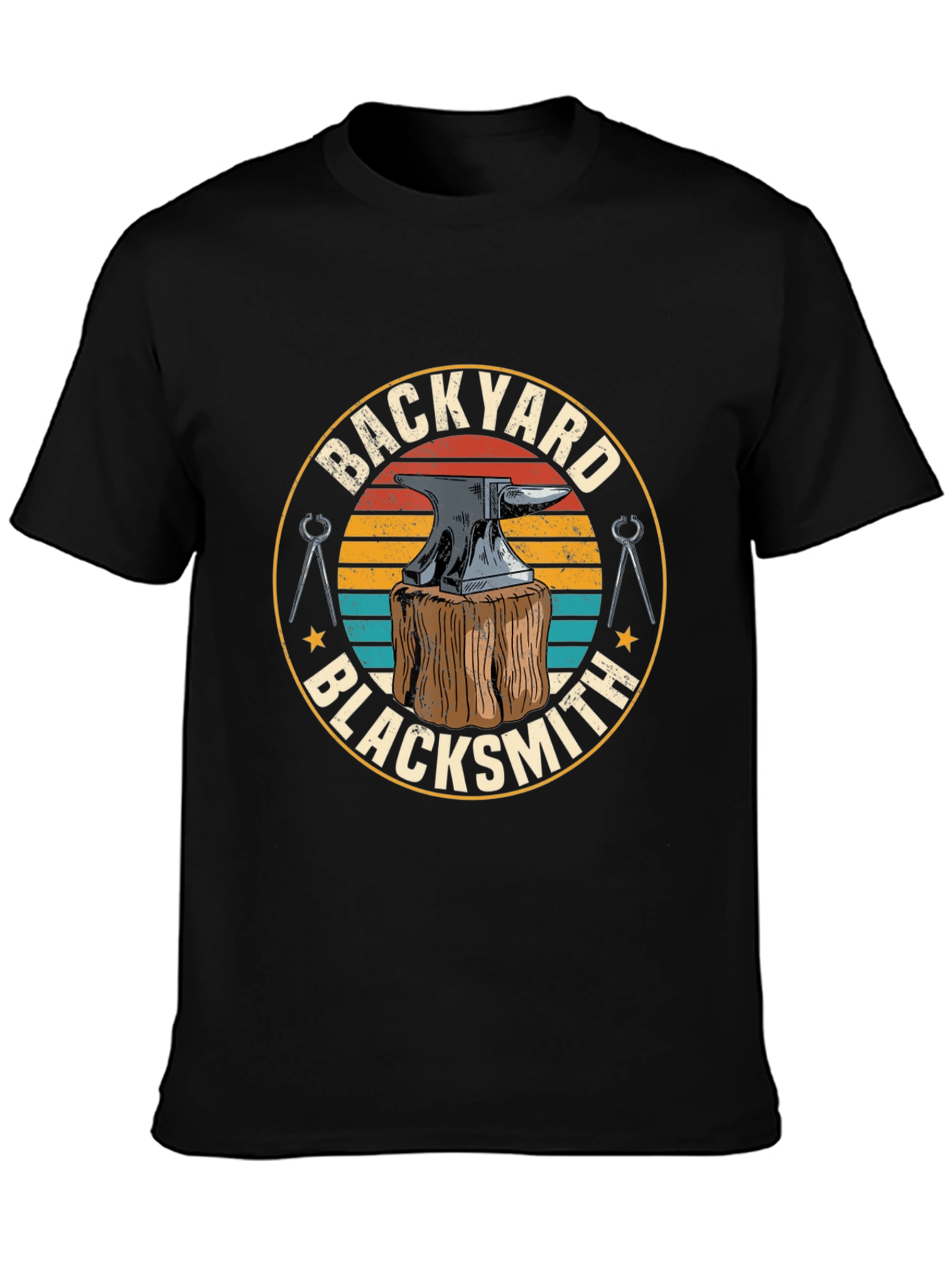 Backyard Blacksmith T-Shirt - Anvil Design