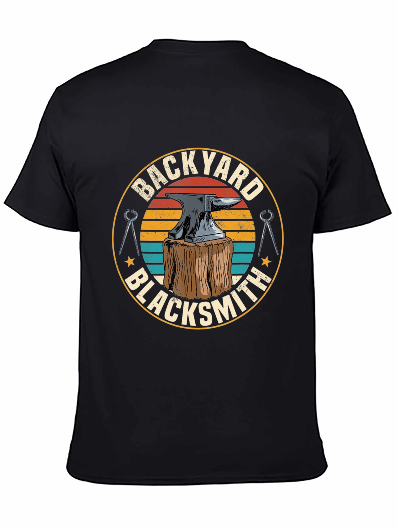 Backyard Blacksmith T-Shirt - Anvil Design