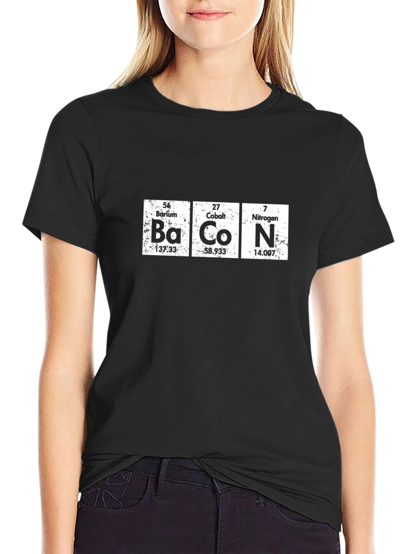 Bacon Element T-Shirt - Chemistry Periodic Table Funny Tee