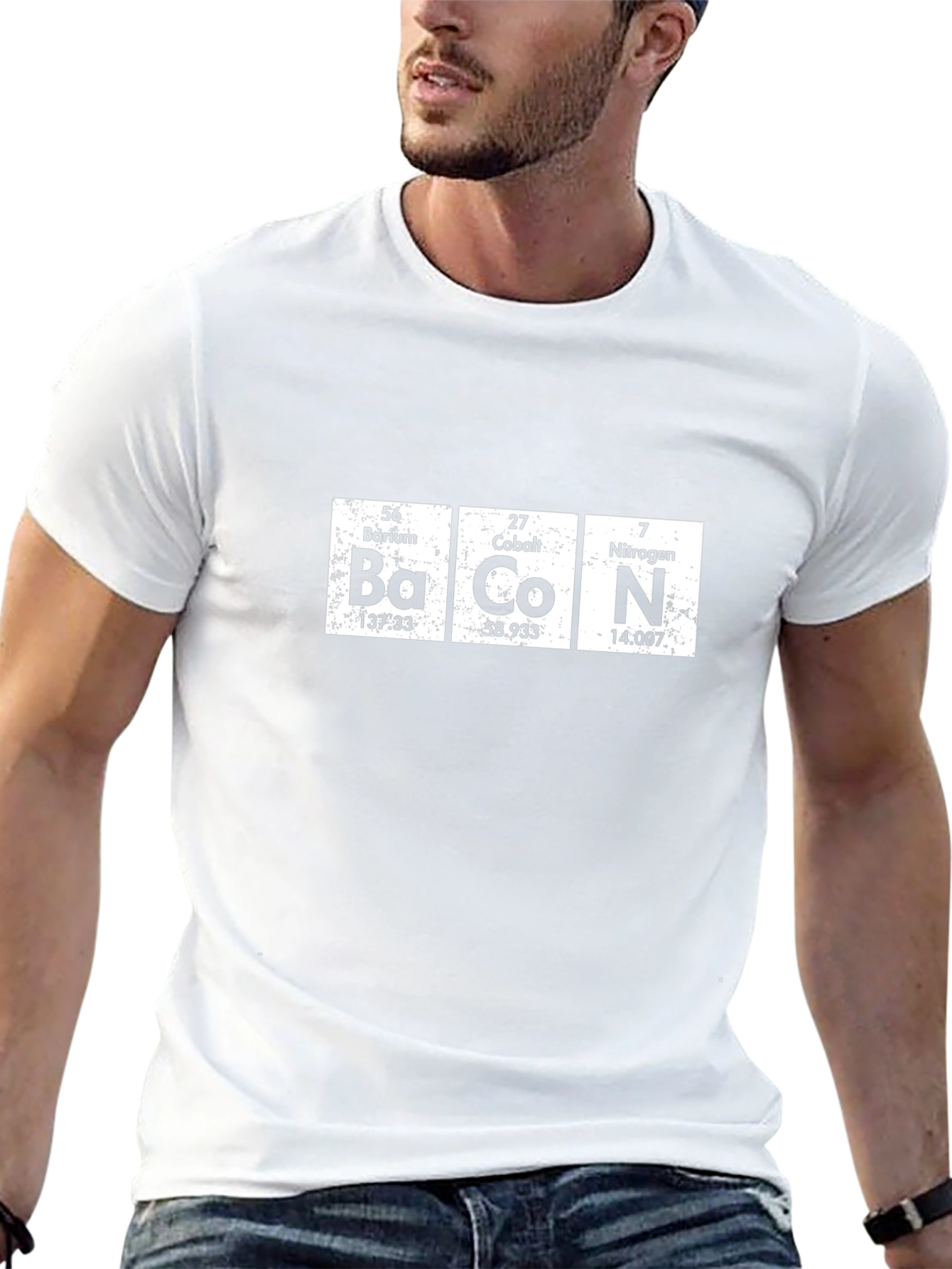 Bacon Element T-Shirt - Chemistry Periodic Table Funny Tee