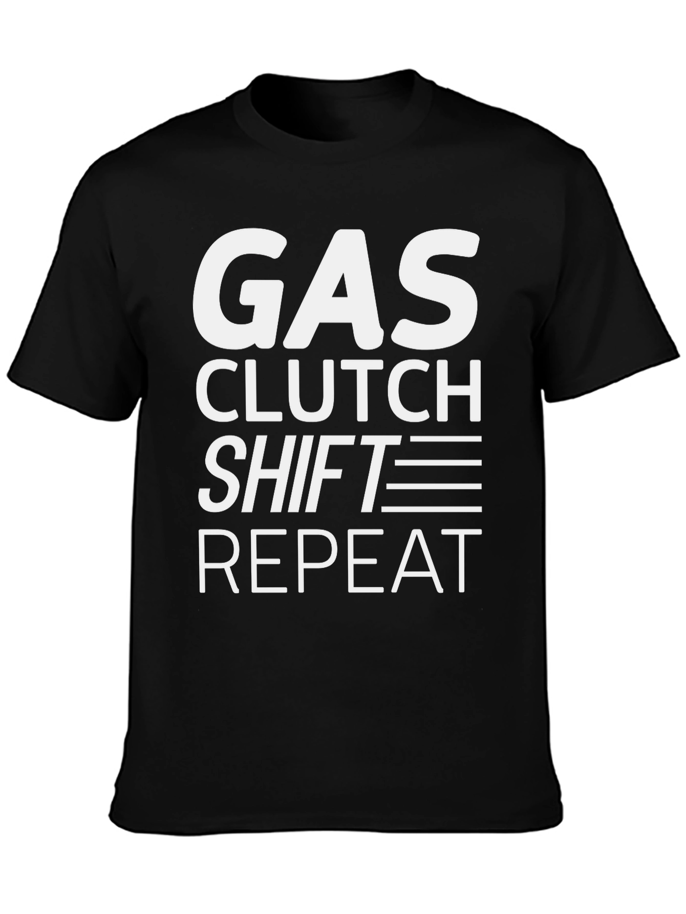 Gas Clutch Shift Repeat Graphic Tee