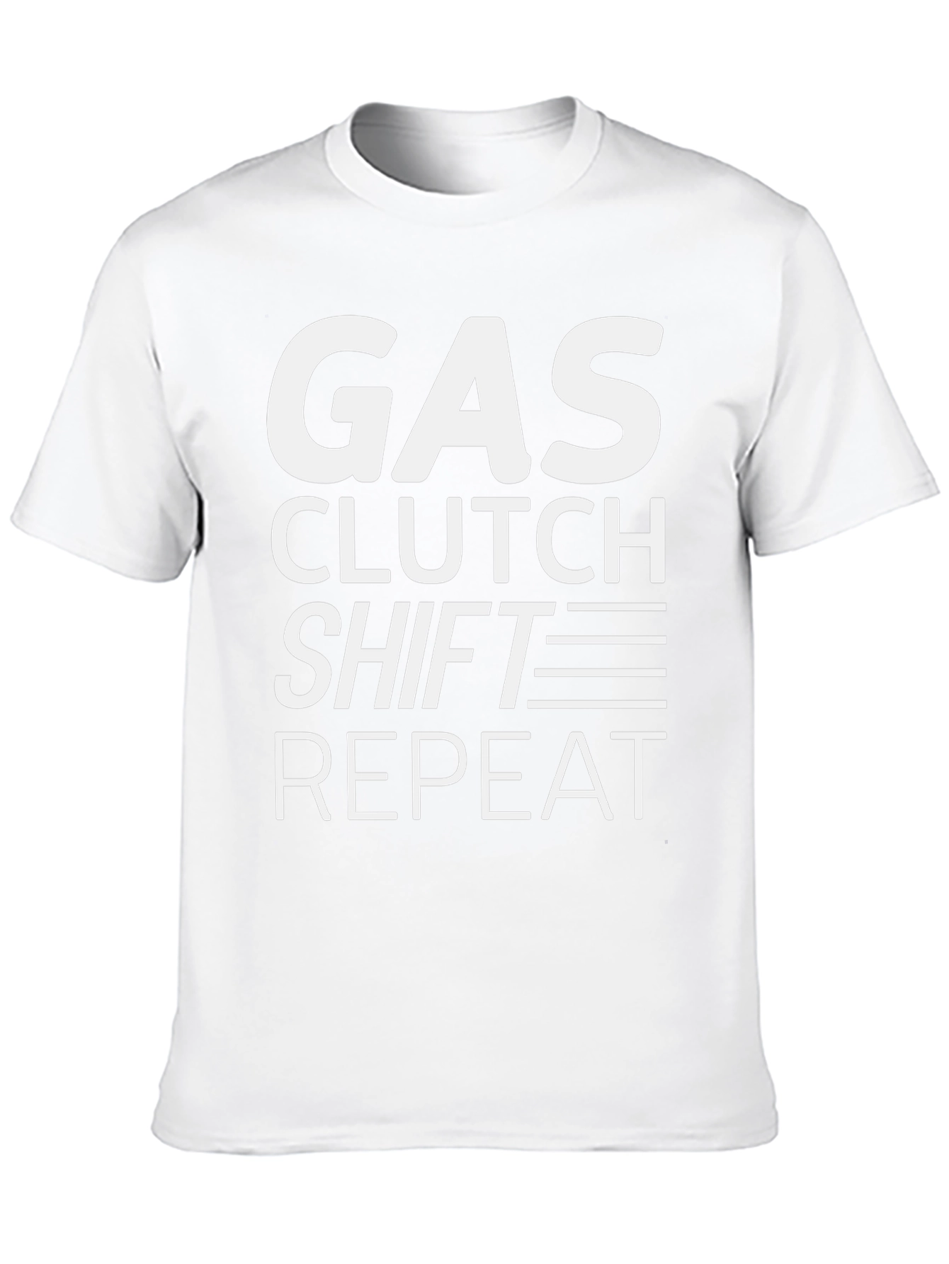 Gas Clutch Shift Repeat Graphic Tee