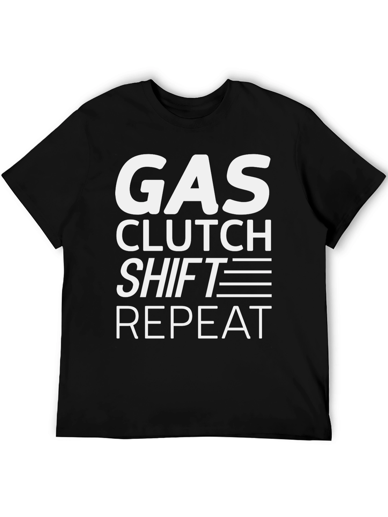 Gas Clutch Shift Repeat Graphic Tee
