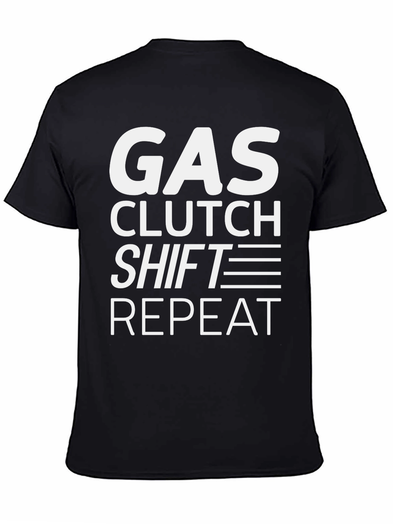 Gas Clutch Shift Repeat Graphic Tee