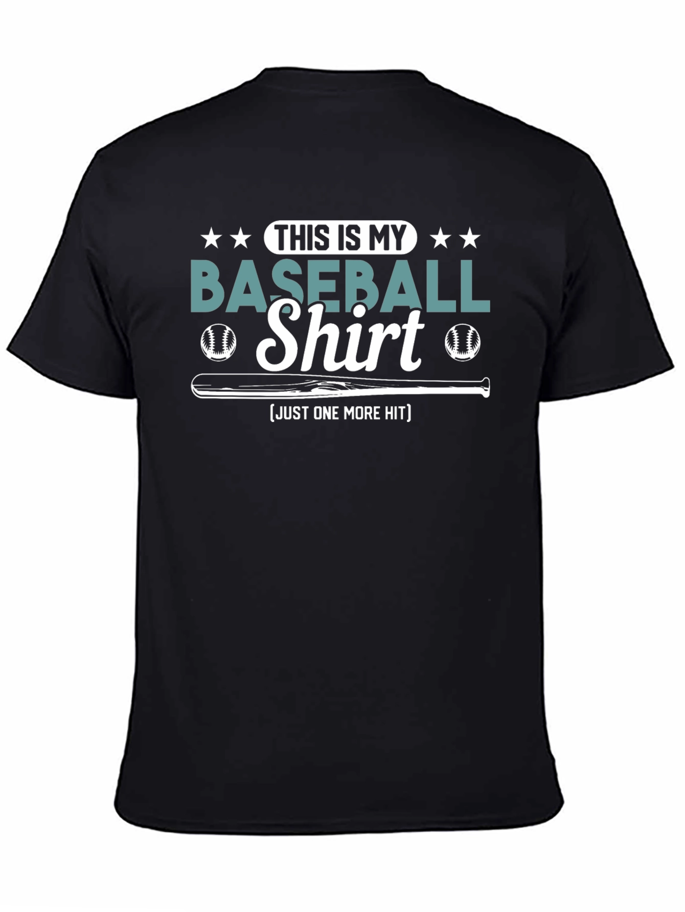 Baseball Shirt - Just One More Hit Tee