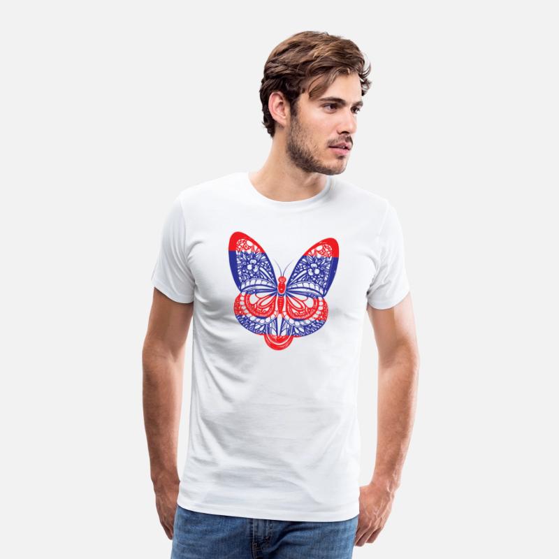 A butterfly Magic Logos and T shirt Design