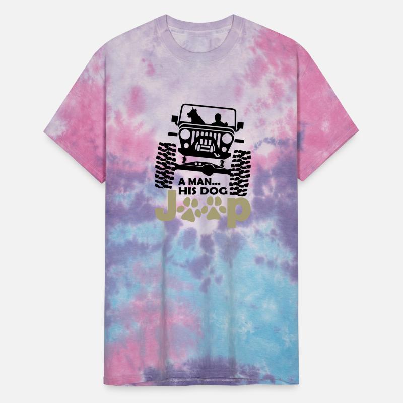 A Man His Dog Jeep Shirt Gift