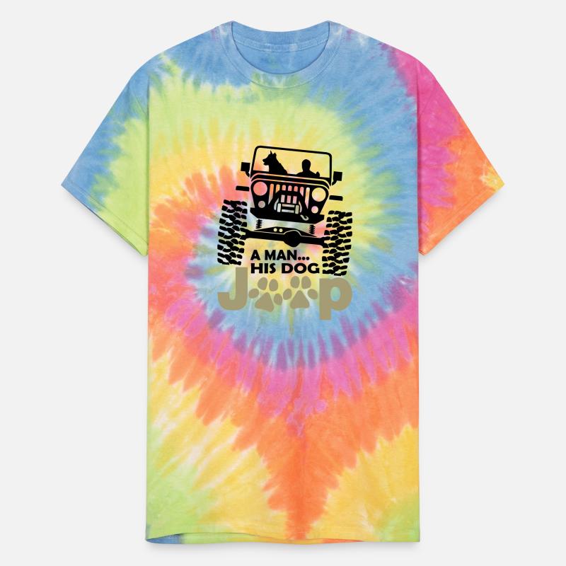 A Man His Dog Jeep Shirt Gift