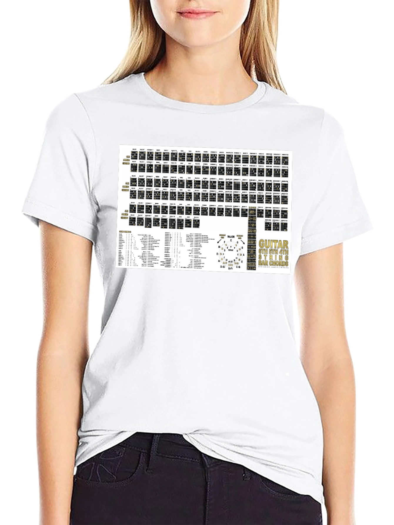 Guitar Chord Chart T-Shirt - Musicians Essential