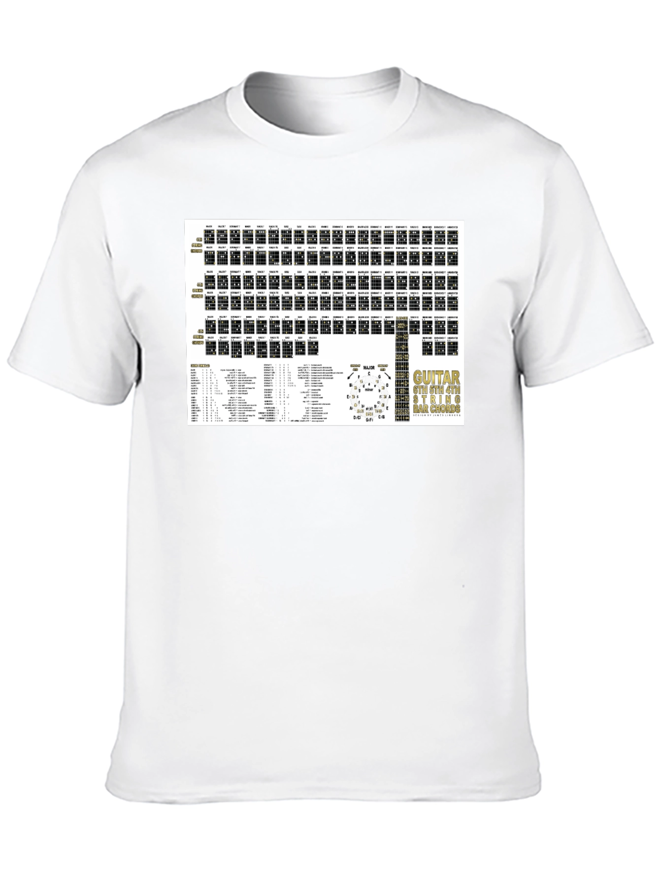 Guitar Chord Chart T-Shirt - Musicians Essential