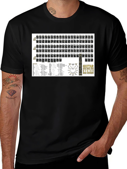Guitar Chord Chart T-Shirt - Musicians Essential