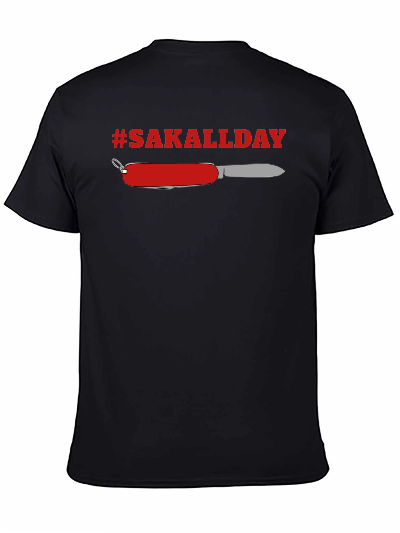 #SAKALLDAY Swiss Army Knife Graphic Tee - Black