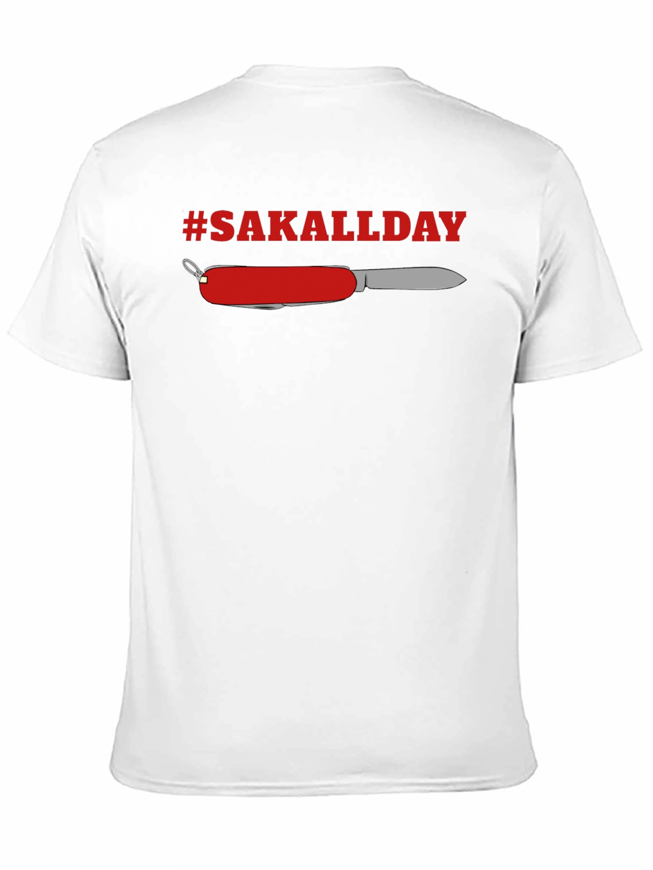 #SAKALLDAY Swiss Army Knife Graphic Tee - Black