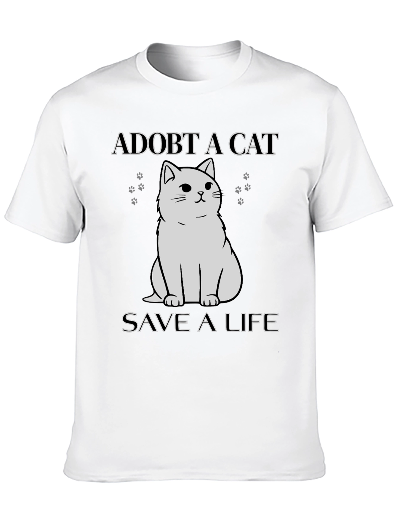 Adopt a Cat T-Shirt - Save a Life