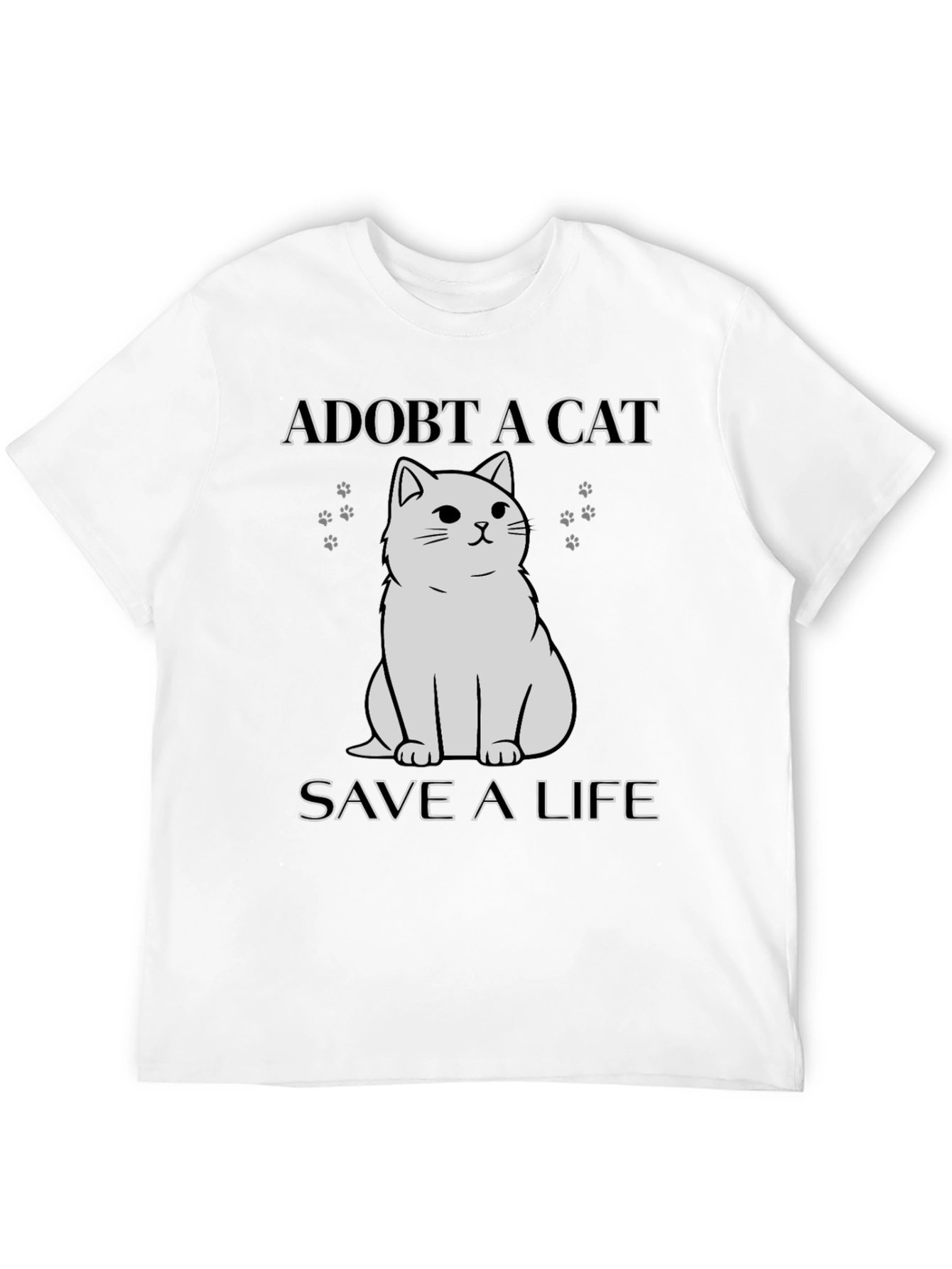 Adopt a Cat T-Shirt - Save a Life