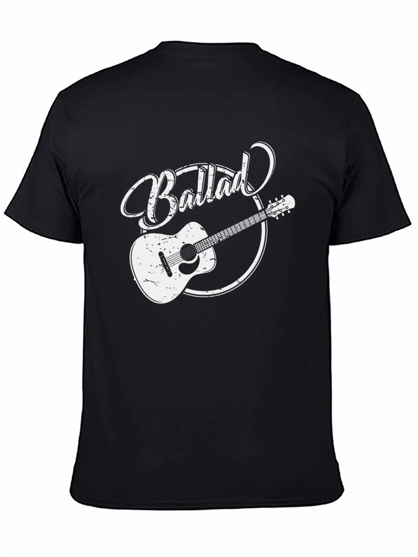 Ballad Guitar Graphic Tee - Classic Style