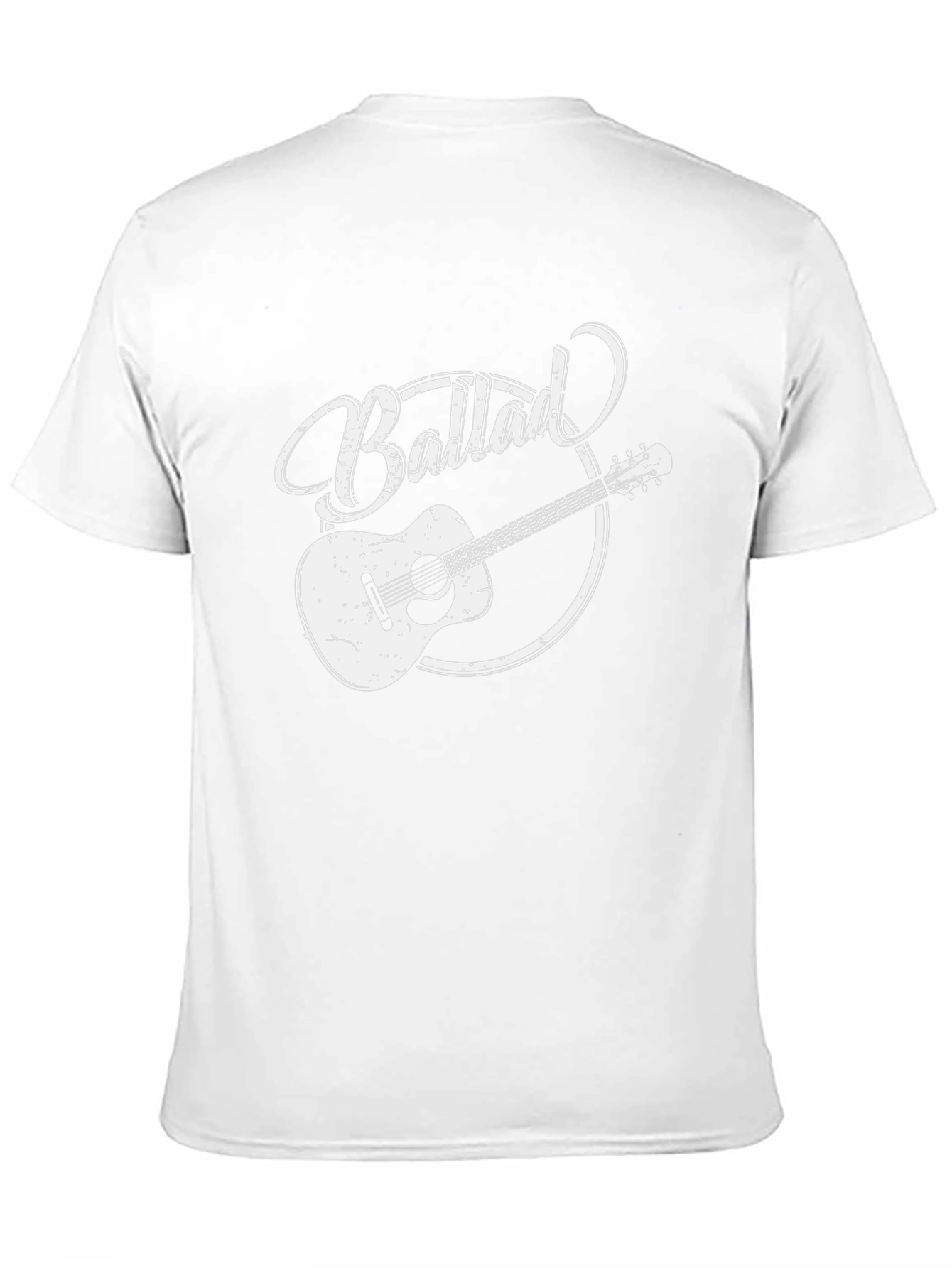 Ballad Guitar Graphic Tee - Classic Style