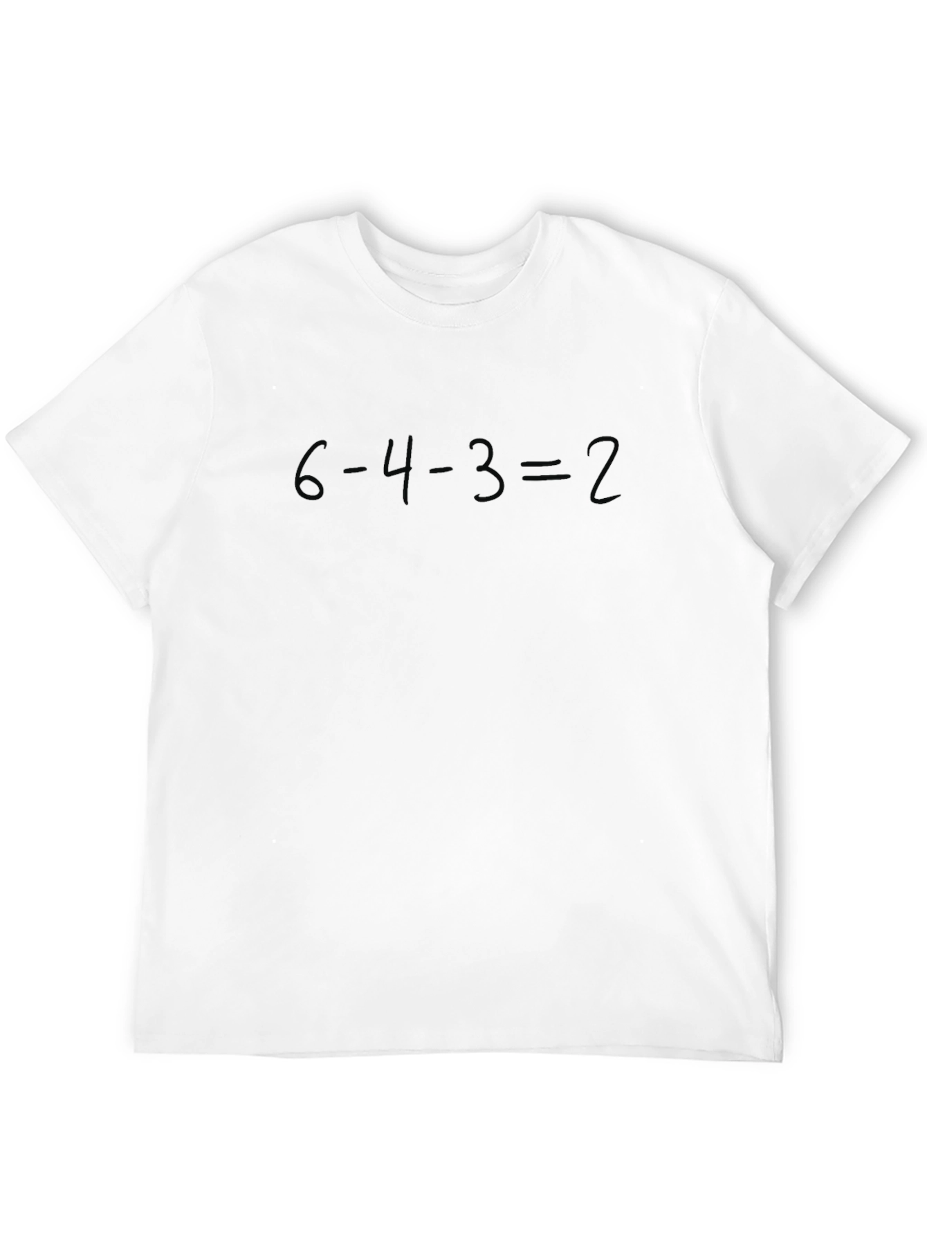6-4-3=2 Baseball Double Play T-Shirt