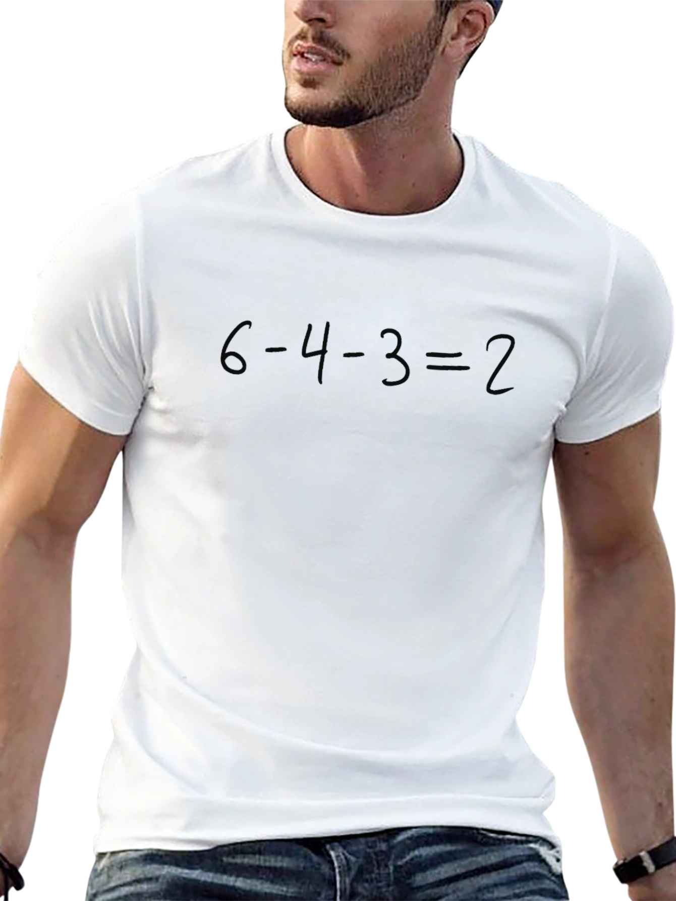 6-4-3=2 Baseball Double Play T-Shirt