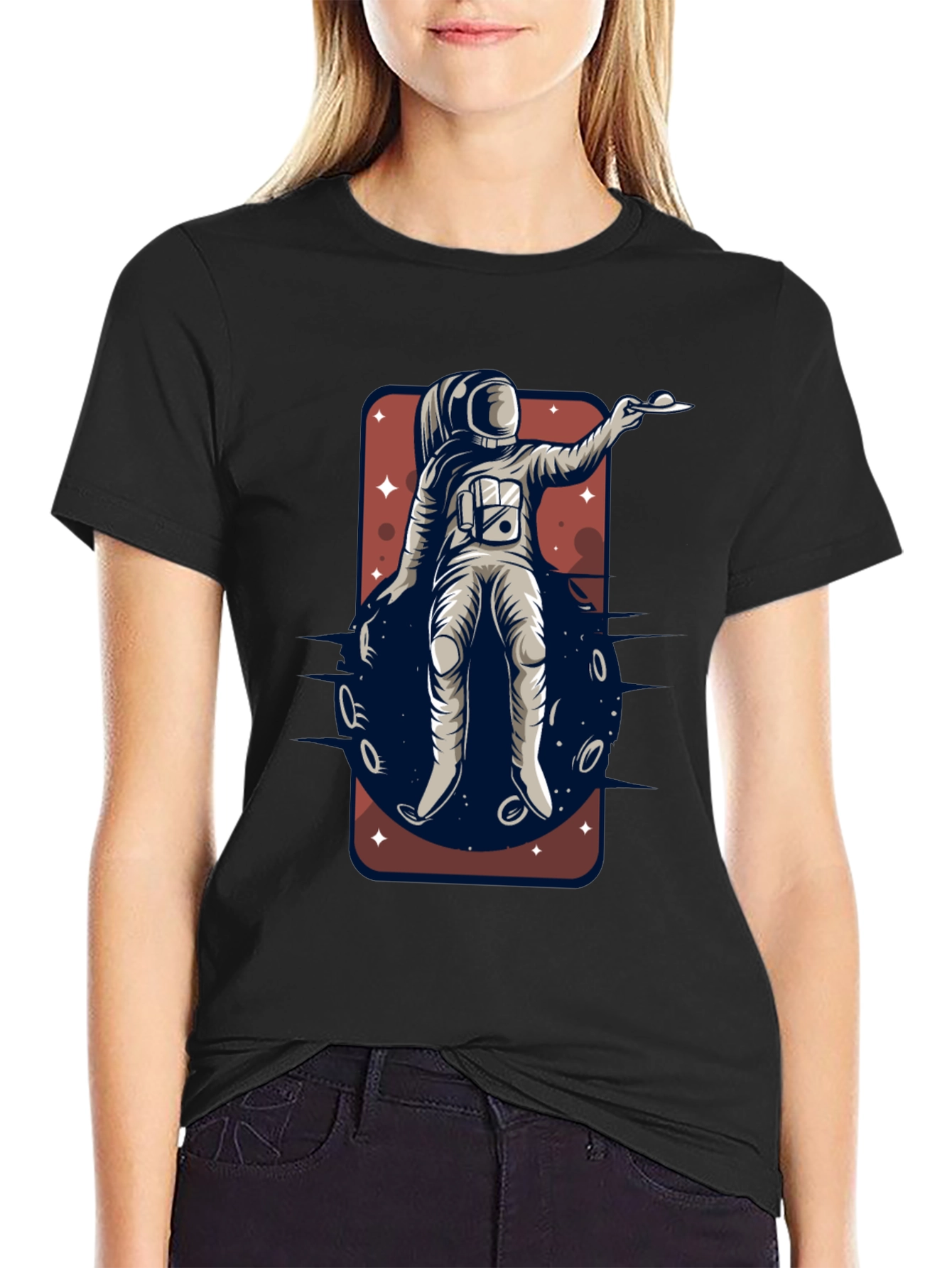 Astronaut Space Graphic T-Shirt