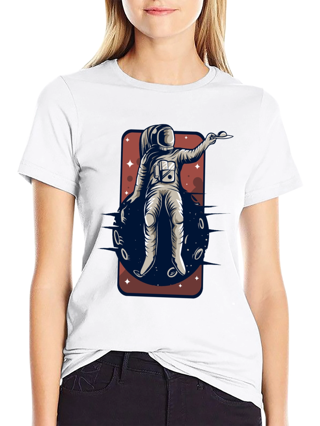 Astronaut Space Graphic T-Shirt