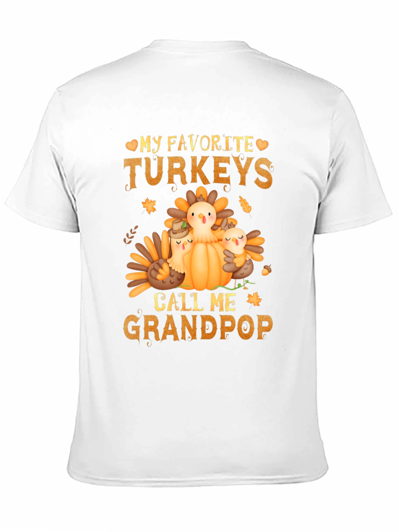 Grandpops Thanksgiving Turkeys T-Shirt