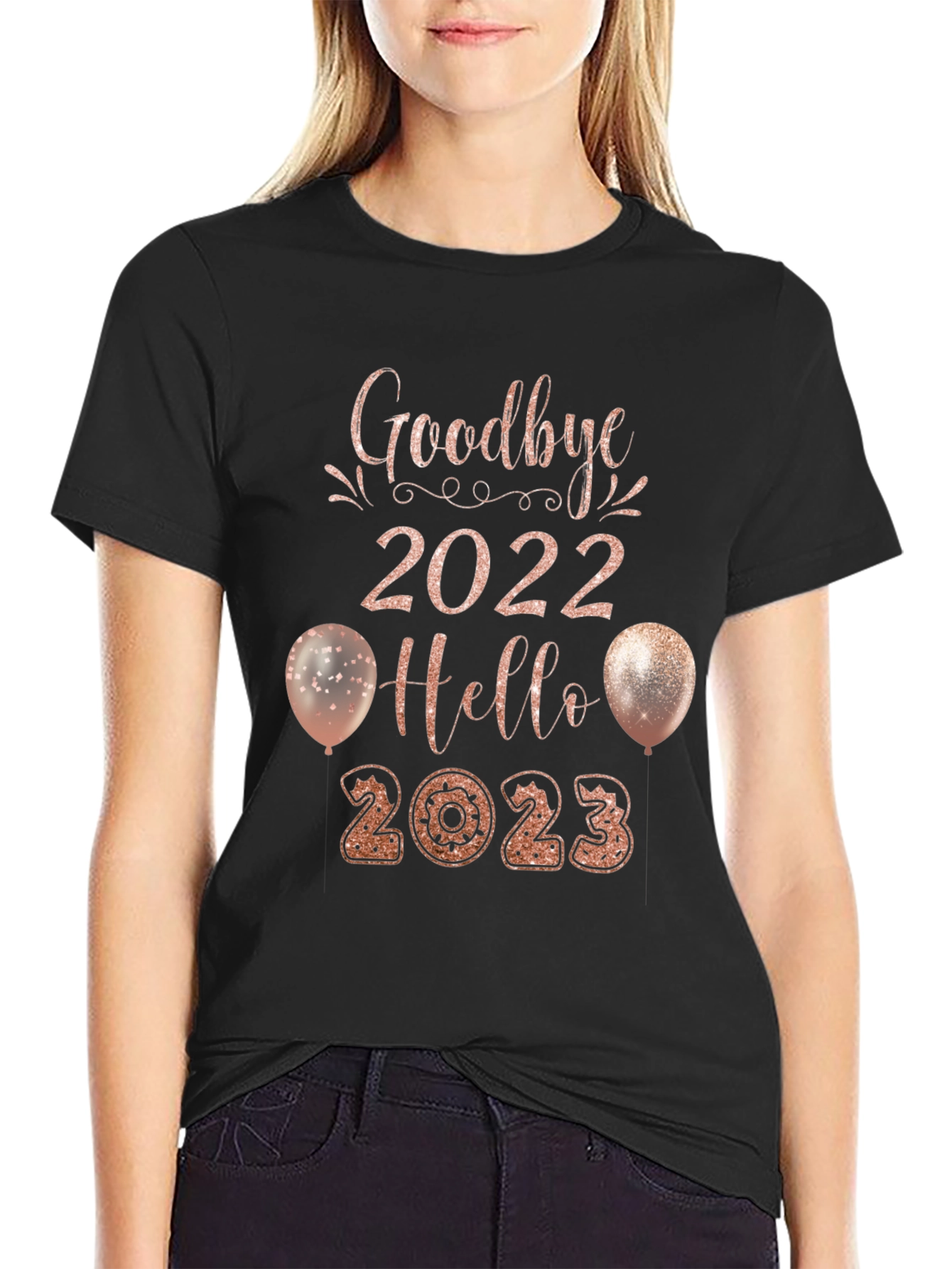 Goodbye 2022 Hello 2023 Graphic Tee