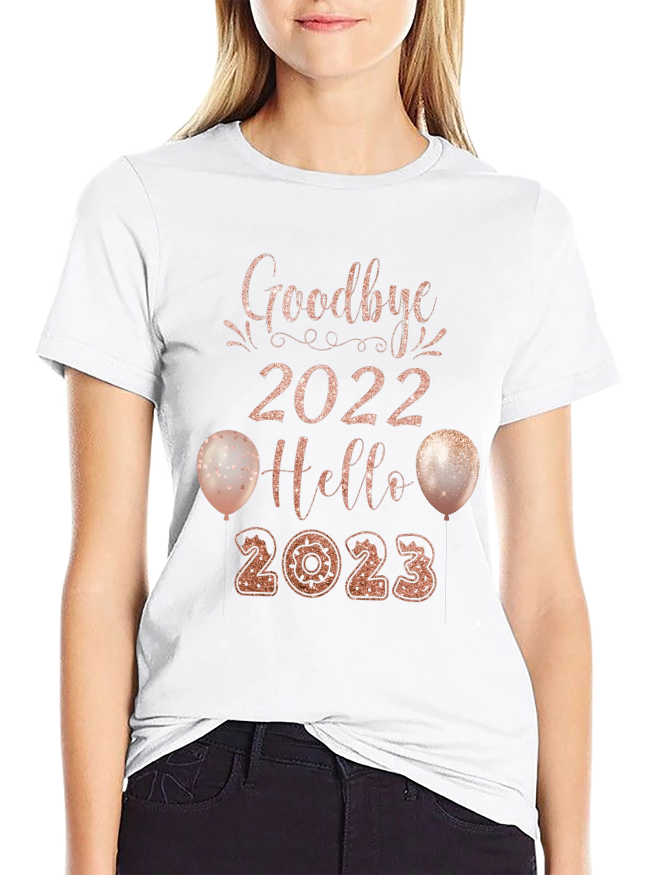 Goodbye 2022 Hello 2023 Graphic Tee