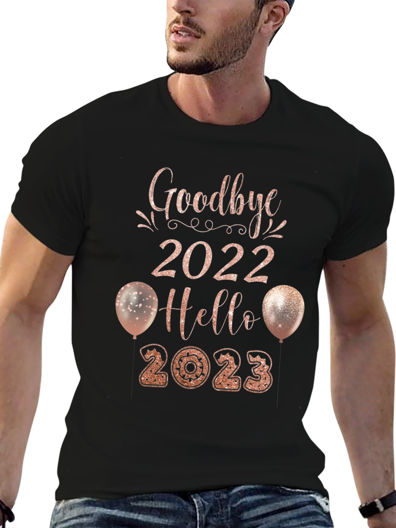 Goodbye 2022 Hello 2023 Graphic Tee