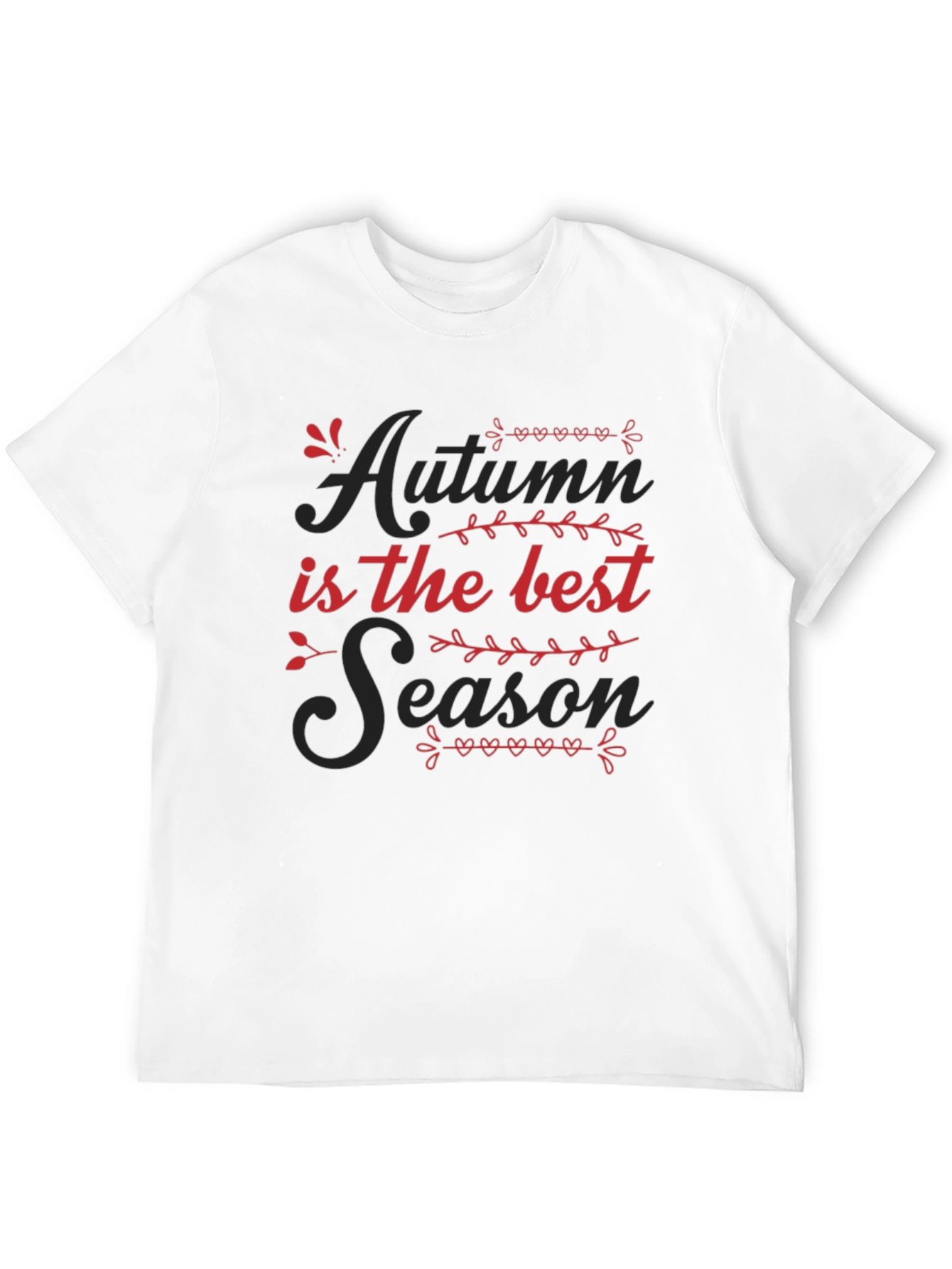 Autumn is the Best Season Black T-Shirt