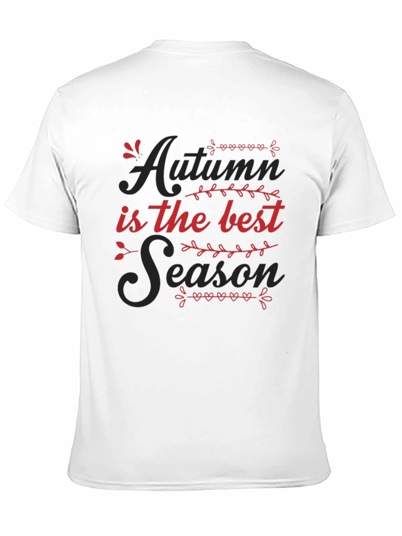 Autumn is the Best Season Black T-Shirt