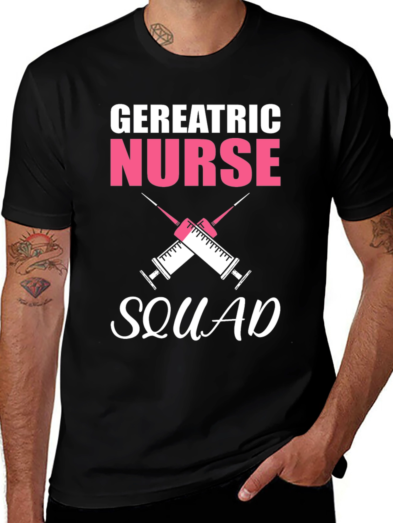 Geriatric Nurse Squad Graphic Tee