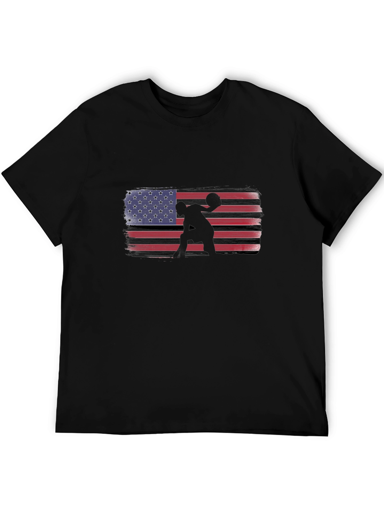 American Flag Basketball T-Shirt